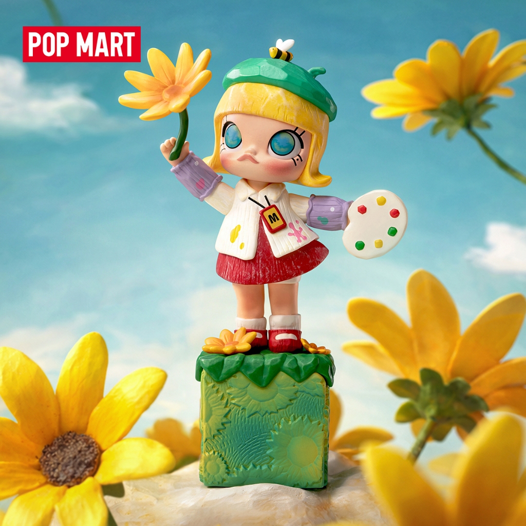 POP MART MOLLY Scenery Along the Way 20th Anniversary Series Figures Blind Box Action Toys Collectable Figure Birthday Gift Kid Toy