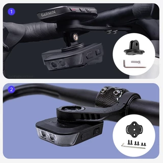 RAVEMEN FR1100 ไฟหน้าจักรยาน 1100lm ไฟ LED จักรยาน IPX4 กันน้ําอัตโนมัติเปิด/ปิด Garmin Mount