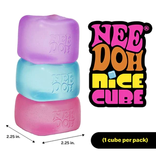 Frosted Squishy ของเล่น Needoh Nice Cube super ssolid squish Schylling Rebound Pinch Decompression ของเล่นเด็กของขวัญ