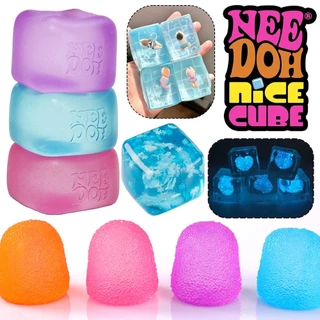 Frosted Squishy ของเล่น Needoh Nice Cube super ssolid squish Schylling Rebound Pinch Decompression ของเล่นเด็กของขวัญ
