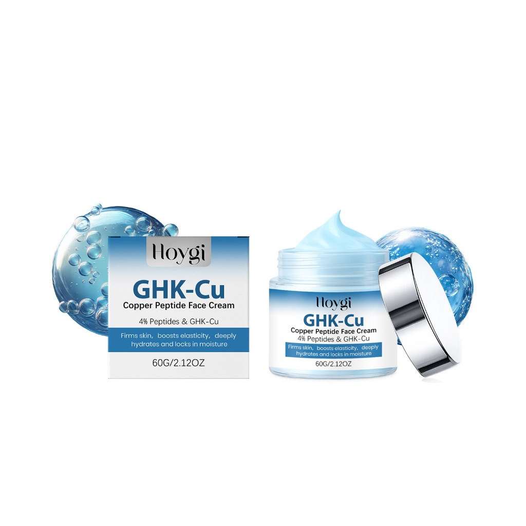Hoygi GHK-Cu Copper Peptide Face Cream - เปปไทด์ 4% & GHK-Cu Firms เพิ่มความยืดหยุ่น ชุ่มชื้นอย่างล้