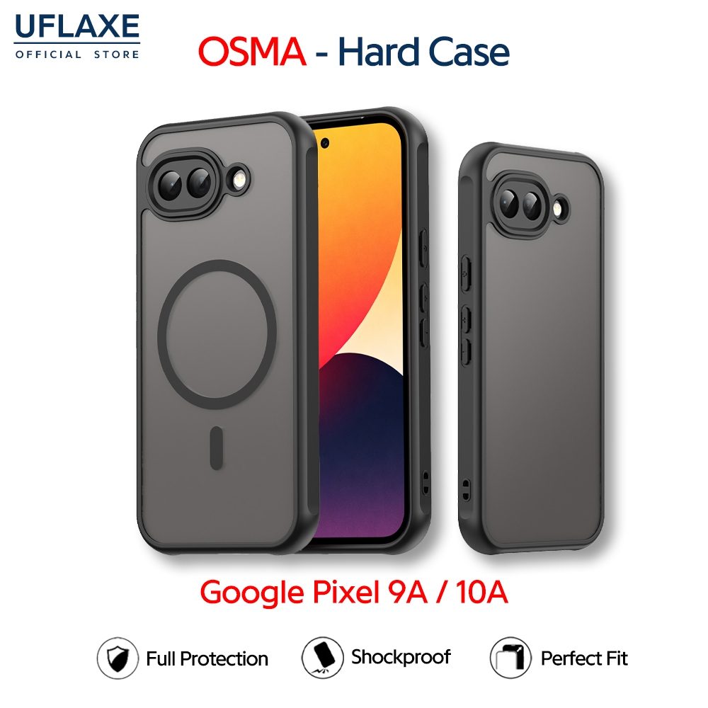 UFLAXE OSMA - เคส Google Pixel 10A / Pixel 9A - เคสแข็งกันกระแทก เคสโทรศัพท์ด้านป้องกันรอยนิ้วมือการปกป้องเต็มรูปแบบ
