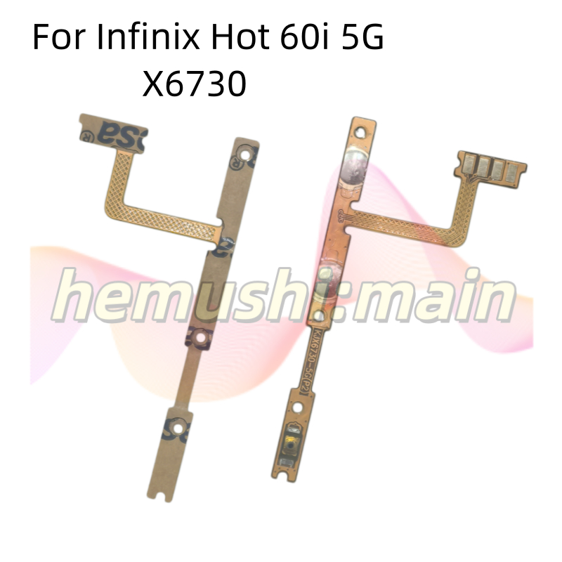 สวิทช์เปิดคีย์ปิดเสียงปุ่มปรับระดับเสียงริบบิ้น Flex สําหรับ Infinix Hot 60i 5G X6730 อะไหล่ทดแทน ราคาถูก Shopee Lazada