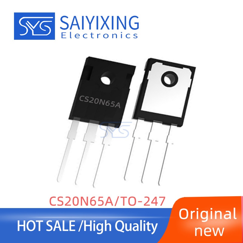 4pcs ใหม่ CS20N65A TO-247 20A 650V ทรานซิสเตอร์กําลังสูง CS20N65A6 MOSFET CS20N65 20n65