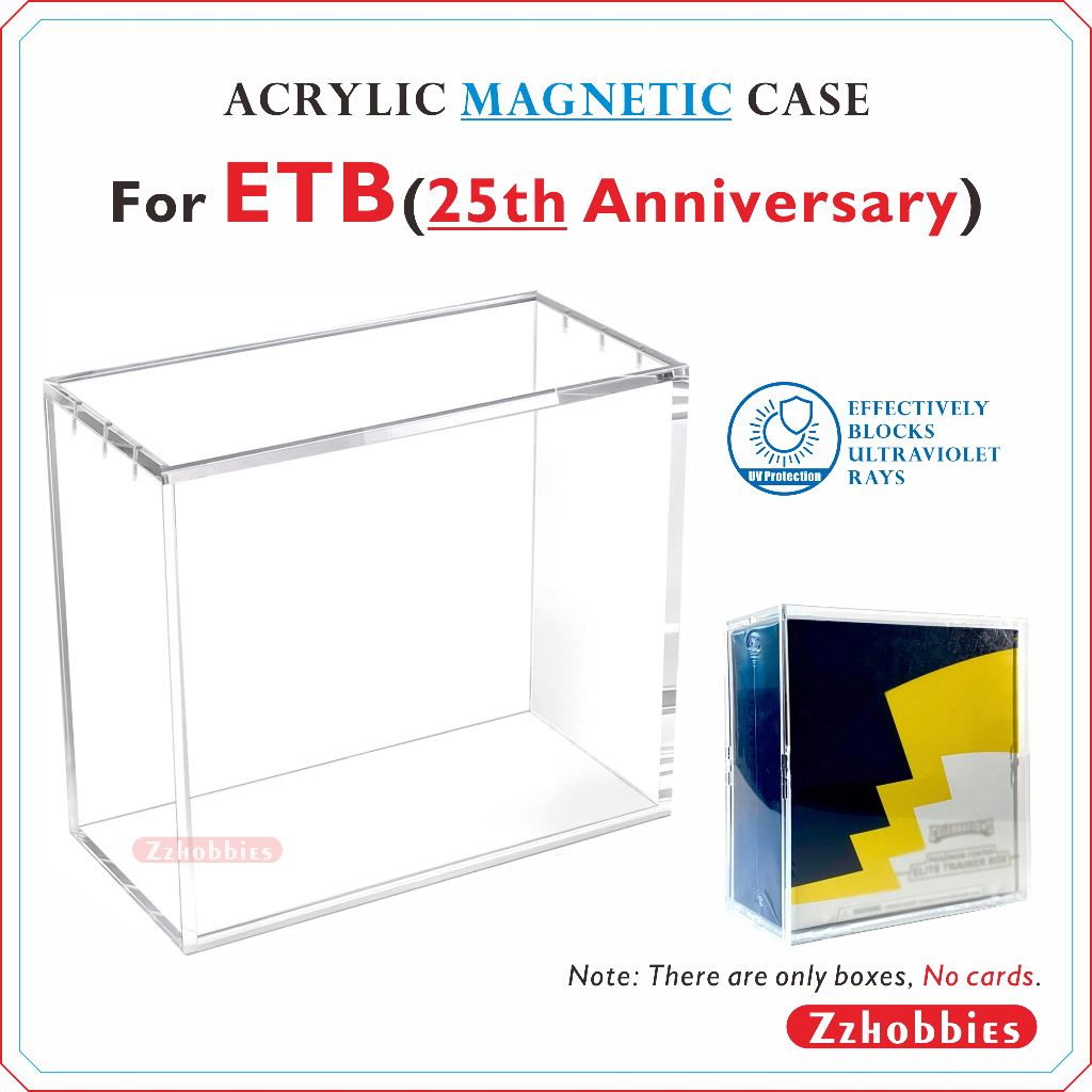 Acrylic Magnetic case For PKMN Center ETB(25th Anniversary Celebrations)