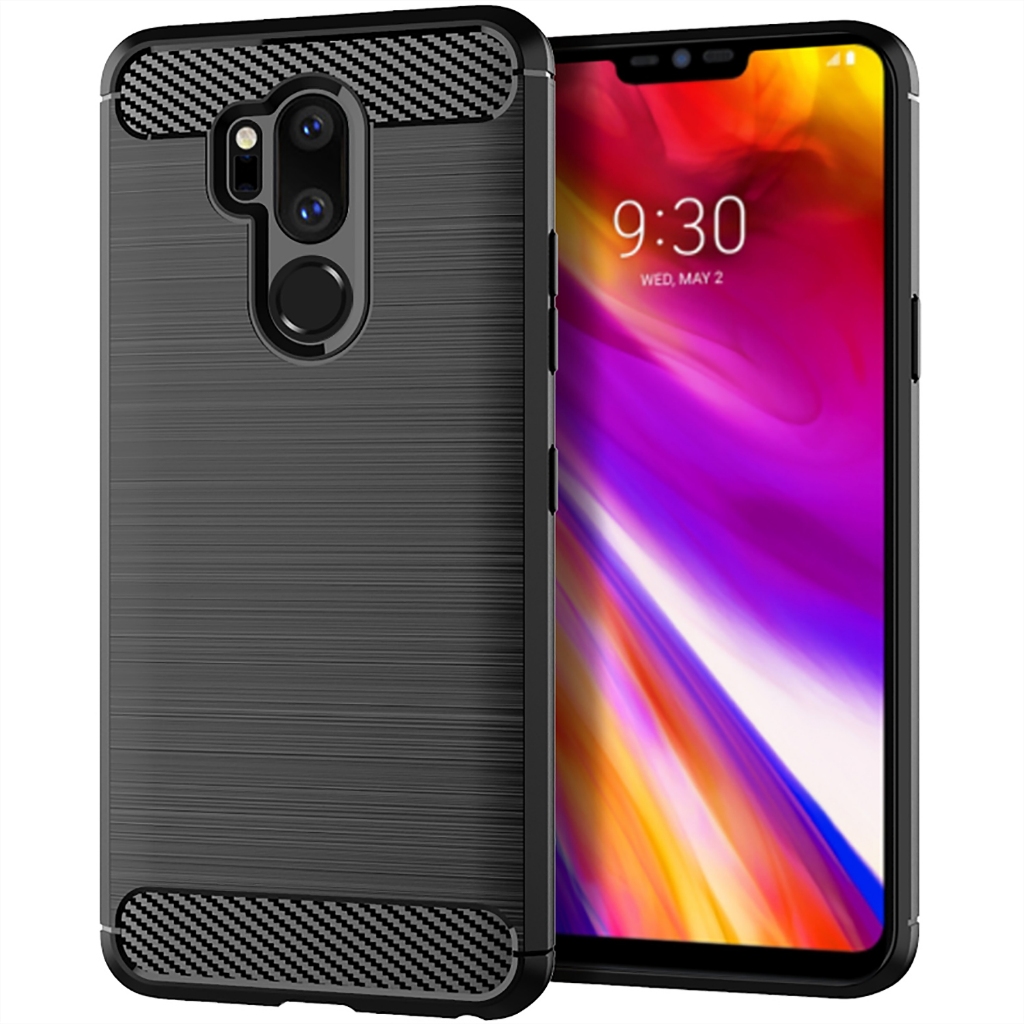 เคสโทรศัพท์แบบนุ่มสําหรับ LG G7 G7Plus ThinQ X5 Q9 G7 One Brushed Texture สําหรับ lgg7 กันกระแทกคาร์