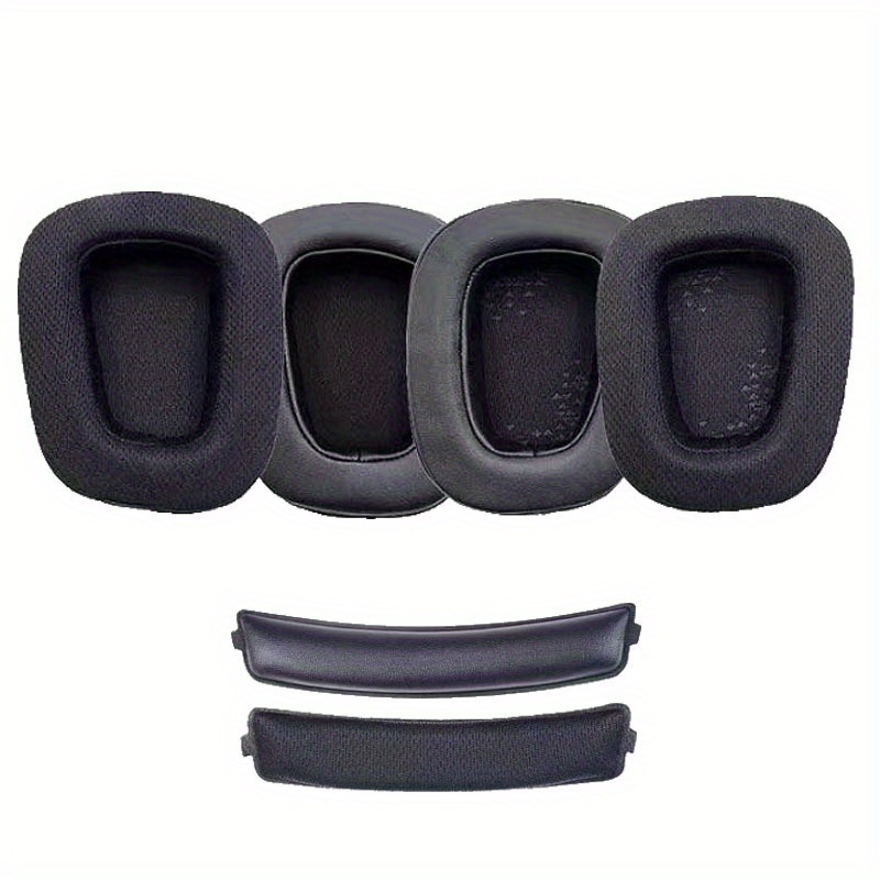 แผ่นรองหูฟังเปลี่ยนสําหรับ Logitech G935 G635 G933 G633 แผ่นรองแถบคาดศีรษะ Earpads อะไหล่หู (Headband+Earpads)