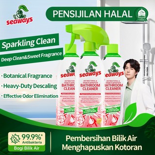 Seaways Bathroom Disinfecting & Deodorizing Bathroom Cleaner 480g Rich foam white peach oolong aroma