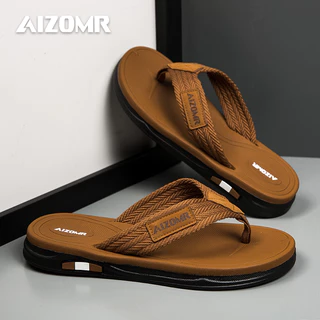 AIZOMR รองเท้าแตะ แห้งเร็ว สีพื้น กันลื่น คุณภาพสูง รุ่น A2183