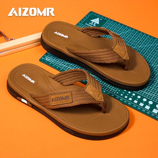 AIZOMR รองเท้าแตะ แห้งเร็ว สีพื้น กันลื่น คุณภาพสูง รุ่น A2183