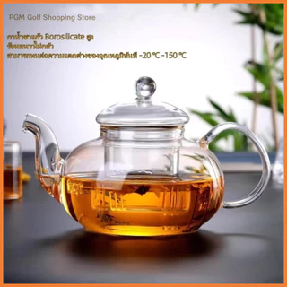 400ml/1000ml กาน้ําชาแก้วทนความร้อน Clear Japaness สไตล์หม้อชาพร้อม Infuser สําหรับดอกไม้จีน Puer ชาแบบพกพากาต้มน้ําชา