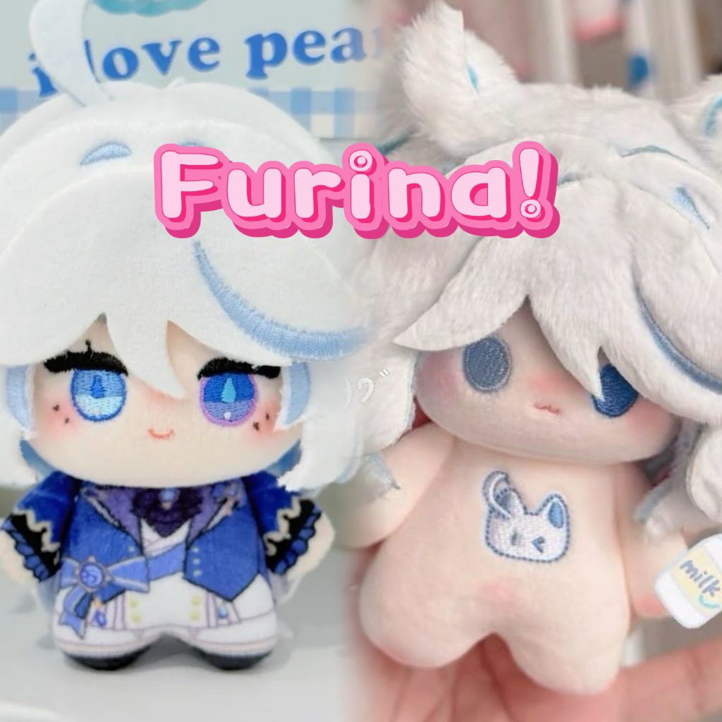 10 ซม.Genshin Impact ตุ๊กตาตุ๊กตา Furina ตุ๊กตาตุ๊กตาสําหรับเด็กผู้ใหญ่สะสม Dress-up ตุ๊กตา