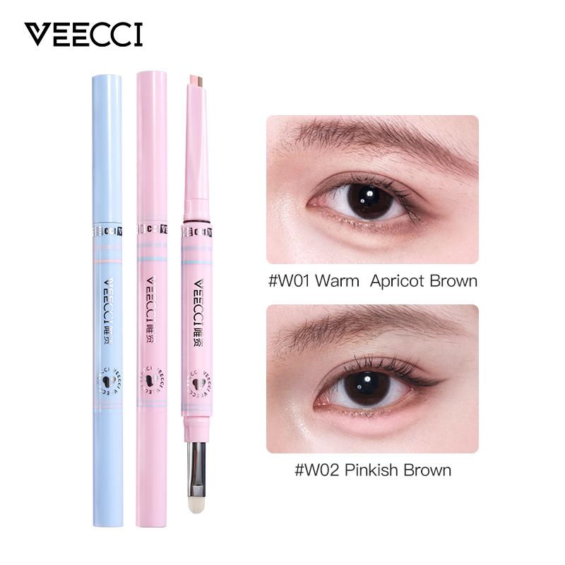 VEECCI Double Splicing Silkworm Pen DOUBLE UNDER EYE LINER