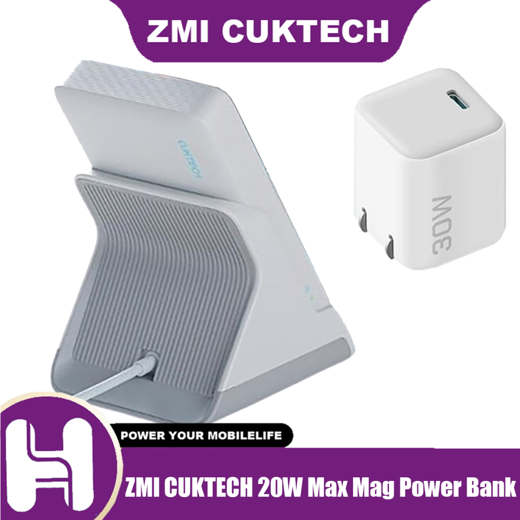 CUKTECH 20W Max Mag Power Bank Power Block ชาร์จไร้สายแนวตั้ง