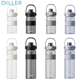 Diller ขวดน้ํา Tritan ขนาดใหญ่ Spout ฝาปิดยก BPA-Free สําหรับดื่ม 580/980ml D2610