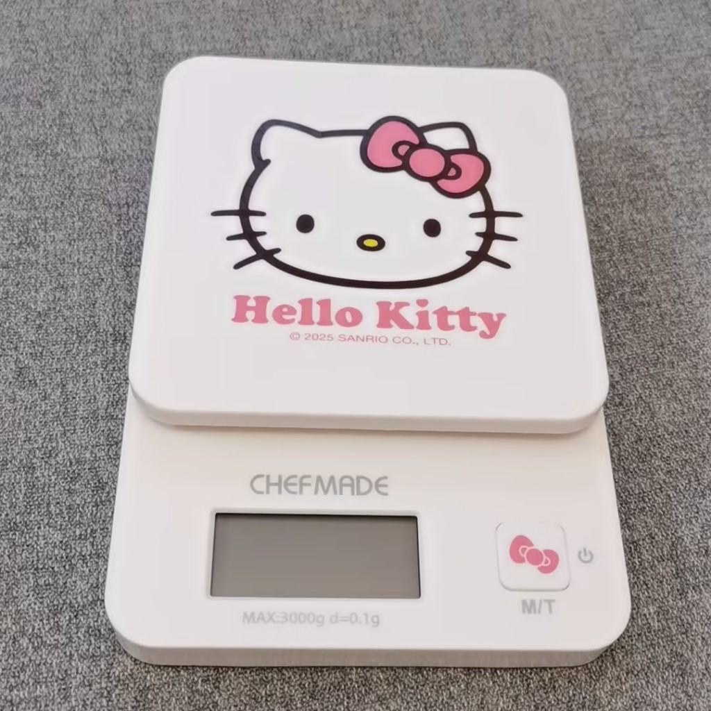 HOT Sanrio Hello Kitty Cinnamoroll Baking Kitchen Food Scale Digital Electronic Weight Scale Kawaii ของขวัญน่ารักสําหรับแฟนๆ RC-FUN