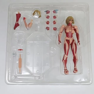 16 ซม.กล่อง Kaiyodo Eren Amazing Yamaguchi Attack on Titan Armored Titan Action Figure Eren Jaeger หญิง Titan อะนิเมะ Figurine Ko รุ่น PVC รูปปั้นคอลเลกชันของเล่นของขวัญ