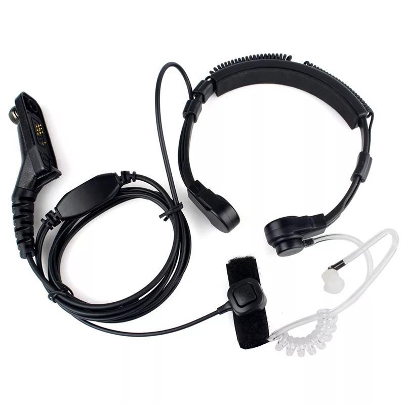 Air Tube Throat Bration Mic ชุดหูฟังสําหรับ Motorola DP4801e DP3401 DP4400 MTP6550 MTP850S MTP6750 D