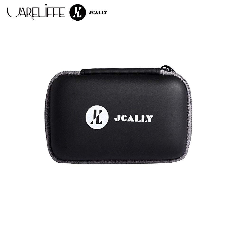 Uareliffe JCALLY JCBG3 Mini Storage Bag พร้อมกระเป๋าซิปตาข่ายแยกการออกแบบกันน้ํา PU หนังหนา EVA หูฟั