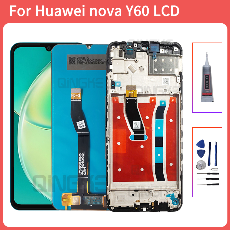 สําหรับ Huawei Nova Y60 WKG-LX9 จอแสดงผล LCD + แผงสัมผัส Digitizer สําหรับ Huawei Nova Y60 LCD Wukon