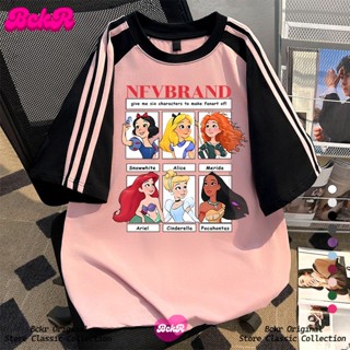 【จัดส่งตลอด 24 ชั่วโมง】🔥BCKR กราฟฟิตี้เจ้าหญิงน่ารัก oversiz…