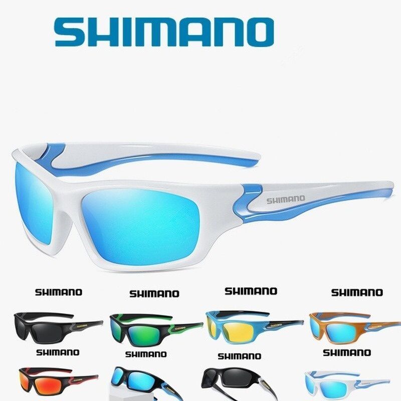 SHIMANO แว่นตากันแดด,กีฬาโพลาไรซ์ แว่นตาขี่จักรยานบุรุษสตรี,เหมาะสำหรับการเดินป่าวิ่งตกปลาขับรถกอล์ฟ