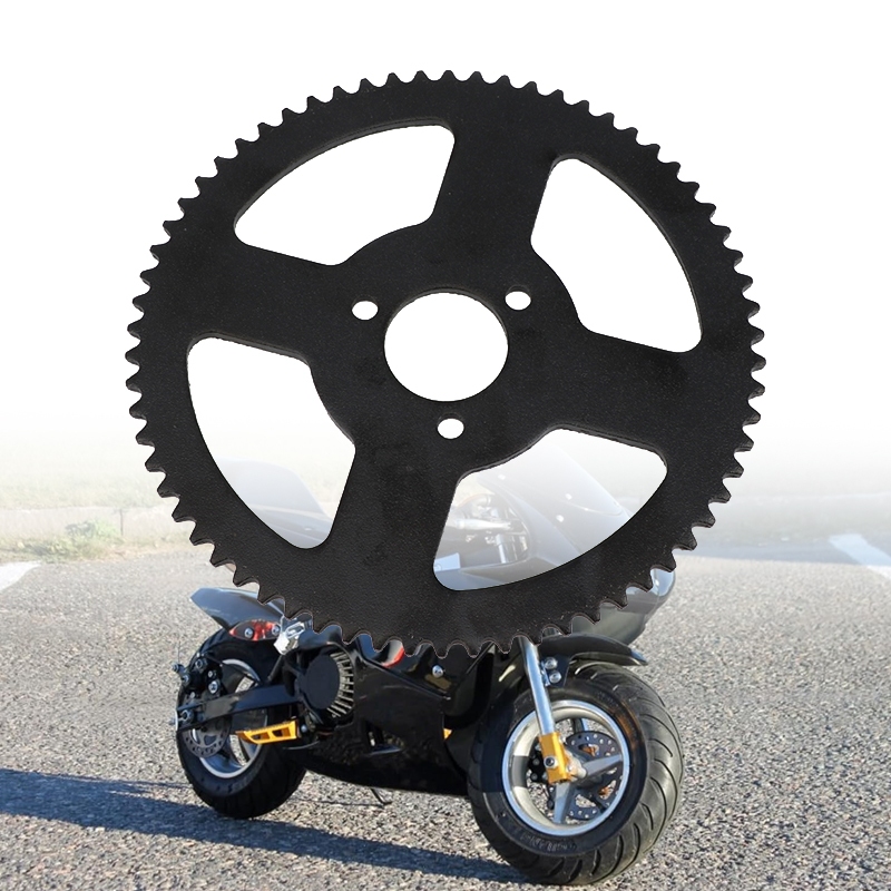 25H 62T 64T 66T 68T 74T 76T ฟัน 26 มม.เฟืองด้านหลังสําหรับ 47CC 49CC Mini Moto ATV Quad Dirt Pit Poc