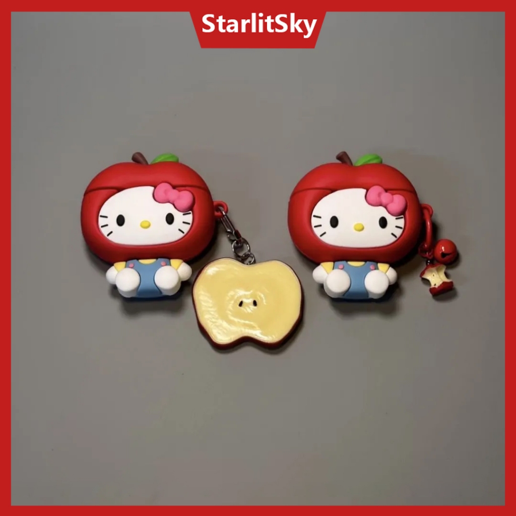 เคส Apple AirPods สีแดงสําหรับ Apple AirPods 4 สําหรับ AirPods Pro 2 สําหรับ AirPods 3rd Gen ฝาครอบป