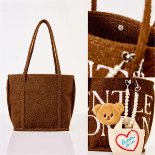 🧸พร้อมส่ง💯แท้💼Gentlewoman Butterbear Shoulder/tote bag GW Dumpling กระเป๋าหมีเนย