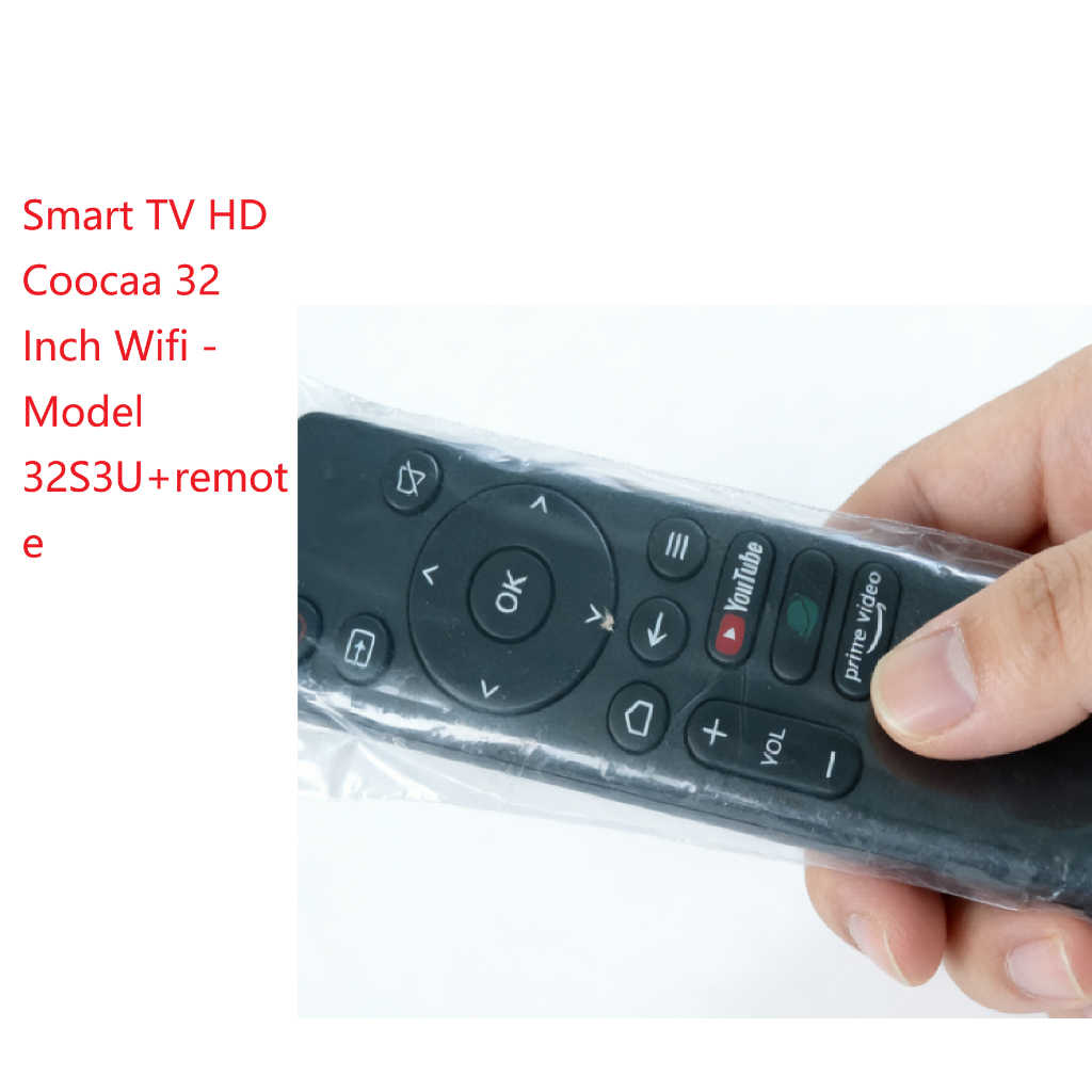 รีโมทคอนโทรลทดแทน 32S3U-Pro ใหม่สําหรับ Coocaa ​32S3U-Pro 32 นิ้ว HD Smart LED TV สมาร์ททีวี HD Cooc