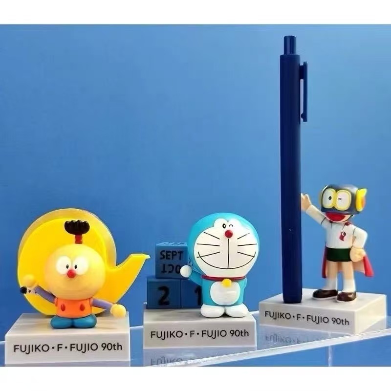 YellsTWShop Taiwan Doraemon ชุดเครื่องเขียนตุ๊กตาตกแต่ง Doraemon Missing Match