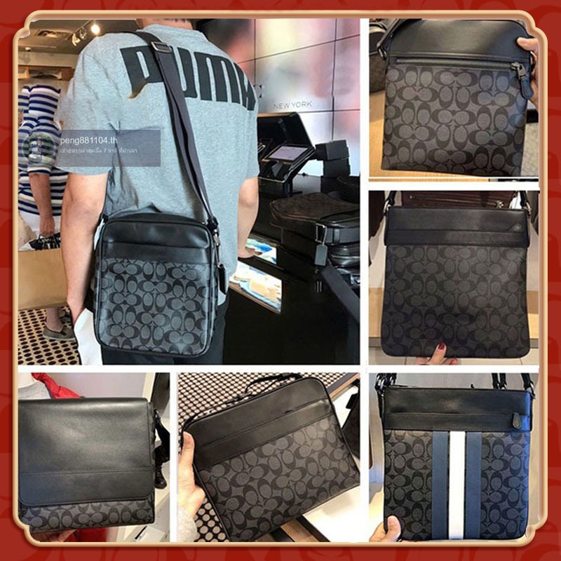 🛫การจัดส่งที่รวดเร็ว, กระเป๋าสะพาย  F71765 F54788 F26068 กระเป๋าธุรกิจกระเป๋าสะพายผู้ชาย