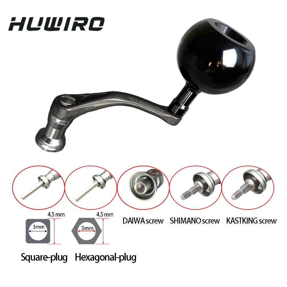 มือจับโรลลิ่งคาร์บอน สำหรับ Daiwa/Shimano ใช้เปลี่ยนเพื่อตกปลา