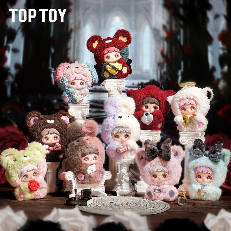 TOPTOY x MayMei May I Love You ตุ๊กตาตุ๊กตากล่องตาบอดสะสมตัวเลขของขวัญวันเกิดตุ๊กตาพวงกุญแจ