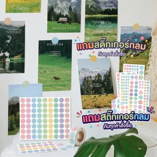 ย้อนยุคธรรมชาติภูมิทัศน์โปสการ์ด10ชิ้นชุดห้องนอนหอพักตกแต่งของขวัญสินค้า