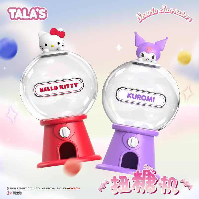 2025 ใหม่ Sanrio Family Fruit Flavour Pressed Candy 8g Good-look Fun Kuromi Hello Kitty Melody Candy
