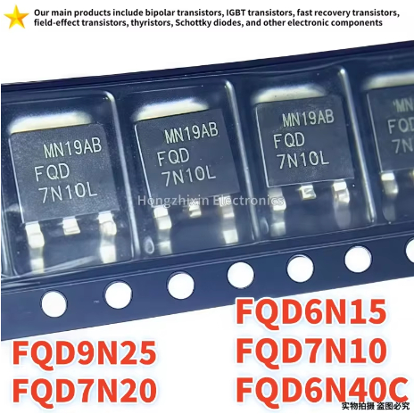 5PCS FQD FQD6N15 6N15 FQD6N40C 6N40 FQD7N10 7N10 MOSFET FQD7N20 7N9N25 9N25 TO-252