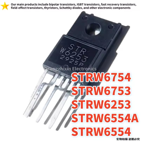 5PCS STRW6754 W6754 STRW6753 W6753 STRW6253 W6253 STRW6554A W6554A STRW6554 W6554 TO-220-6 ชิป
