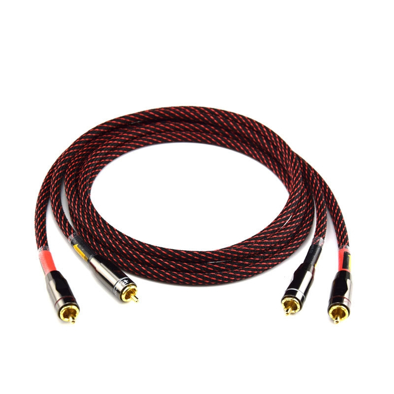 Canare Canare Canare ทองแดงไร้ออกซิเจน Fever สัญญาณสาย Canare สายสัญญาณเสียง rca สายสัญญาณเสียง 2 ถึ