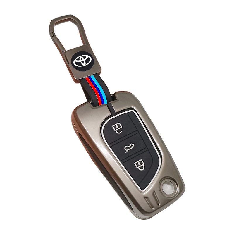 [ของขวัญหรูหรา] พวงกุญแจครอบกุญแจรถ Toyota สําหรับ Toyota Camry Prius Hybrid Prius Altis
