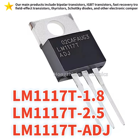 5PCS คุณภาพใหม่เอี่ยม LM1117T-1.8 LM1117T-2.5 LM1117T-ADJ LM1117T TO-220 Linear/Voltage Regulator ชิ