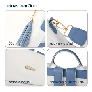 【Zenpy】 กระเป๋าเป้กันขโมย ปรับได้ 3 สไตล์ (สะพายข้าง/หลัง/ถือ), หนัง PU คุณภาพดี น้ำหนักเบา, สายสะพายถอดได้, หลายสีสวย P030