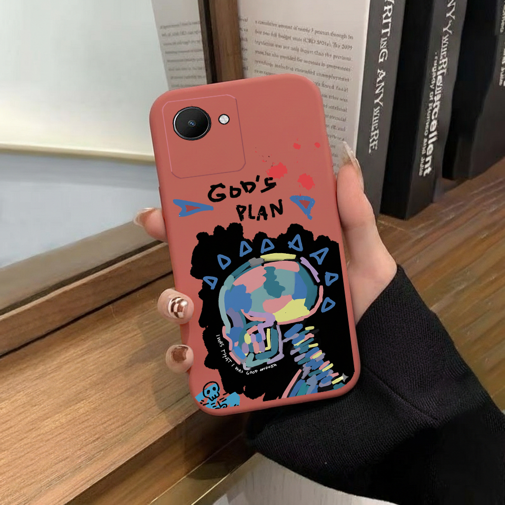 สําหรับ OPPO Realme 8 9 10 8i 9i 8 Pro 9 Pro 10 Pro 9 Pro Plus 10 Pro Plus เคสโทรศัพท์ Gods Plan ซิล