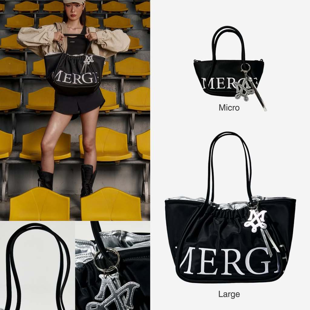 Merge A Day Bag Nylon Large ใหม่มือ1 | กระเป๋านีลอนใหญ่ ของแท้100% พร้อมส่ง ราคา ถูกที่สุด ดีลบีเคเค แกลเลอรีภาพที่ 3