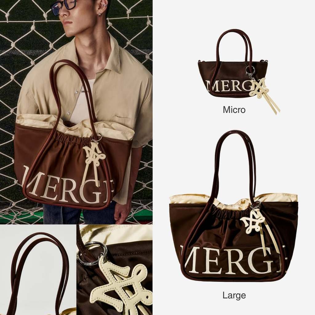 Merge A Day Bag Nylon Large ใหม่มือ1 | กระเป๋านีลอนใหญ่ ของแท้100% พร้อมส่ง ราคา ถูกที่สุด ดีลบีเคเค แกลเลอรีภาพที่ 4