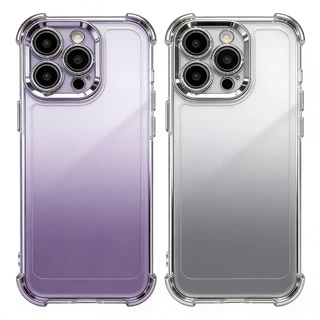 หรูหราชุบถุงลมนิรภัยสําหรับ iPhone 17 16 15 14 13 12 11 Plus 17Air Pro Max ฝาครอบเกราะ