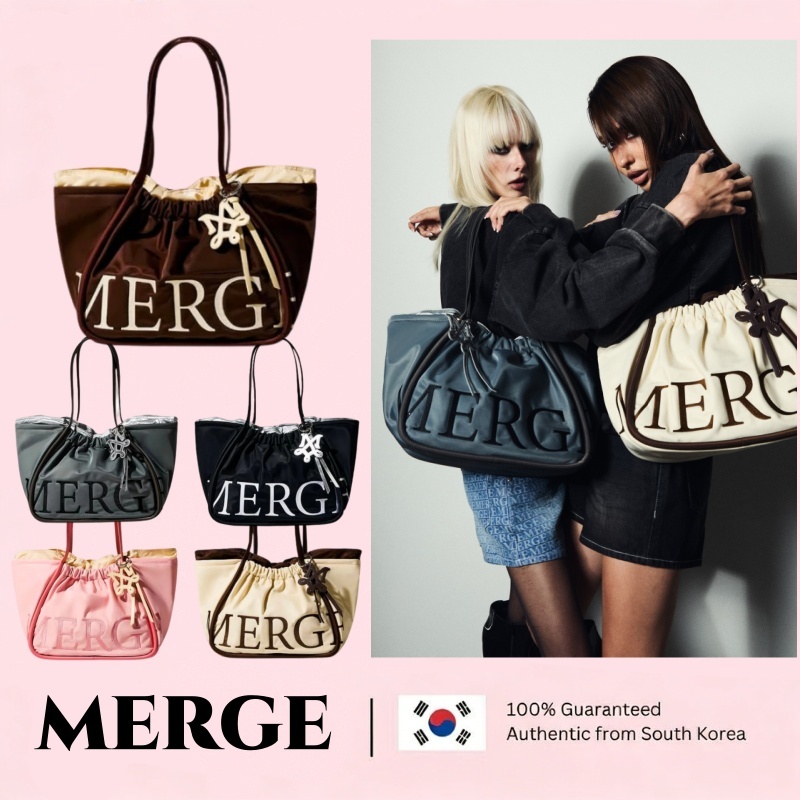 Merge A Day Bag Nylon Large ใหม่มือ1 | กระเป๋านีลอนใหญ่ ของแท้100% พร้อมส่ง ราคา ถูกที่สุด ดีลบีเคเค