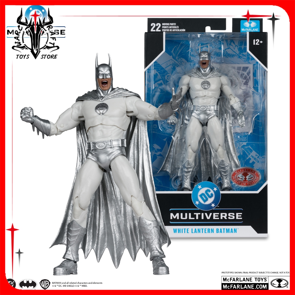 [ในสต็อก]McFarlane Toys DC Multiverse WHITE LANTERN BATMAN (BRIGHTEST DAY) แอ็คชั่นฟิกเกอร์ขนาด 7 นิ้ว