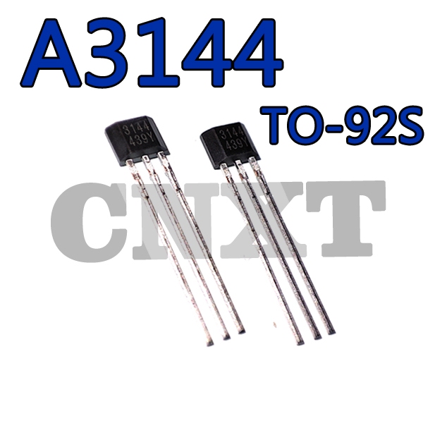 10 ~ 50PCS 3144 A3144 A3144E 44E In-Line TO-92S Hall Sensor A3144EUA-T