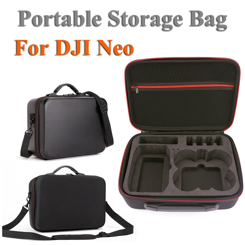 สําหรับ DJI Neo กระเป๋าสะพายกรณี Drones อุปกรณ์เสริมไนลอน/กระเป๋าถือหนัง PU DJI NEO Controller Hards
